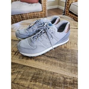 New Balance 574 Gray Bronze US 9 B Running Sneakers Shoes WL574AEA